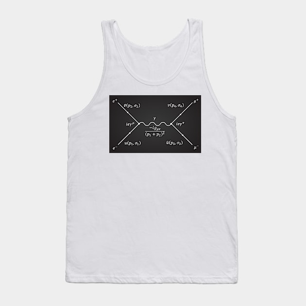 Feynman Diagram Tank Top by ScienceCorner